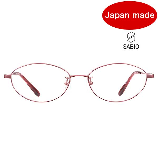 SABIO サビオ【SB22702 PK】メガネ 眼鏡 サビオ レディース ピンク 日本製【国内正規品】【送料無料】