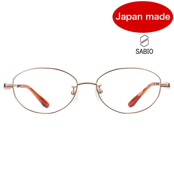 SABIO サビオ【SB22704 BE】メガネ 眼鏡 サビオ レディース ベージュ 日本製【国内正規品】【送料無料】|クリアコンタクト