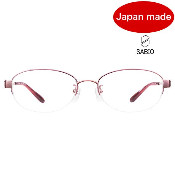 SABIO サビオ【SB22707 PK】メガネ 眼鏡 サビオ レディース ピンク 日本製【国内正規品】【送料無料】|クリアコンタクト