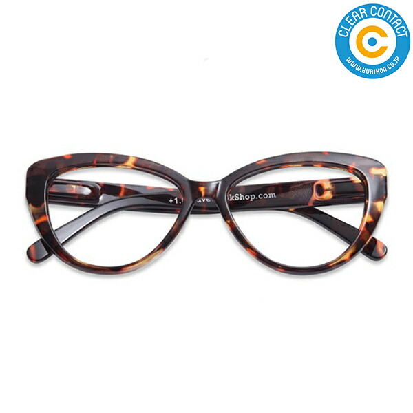 HAL 老眼鏡【TORTOISE】CAT EYE 28K10251-10 老眼鏡 ブルーライトカットレンズ使用 （カット率約49％) リーディンググラス シニアグラス 母の日 父の日 敬老の日 防災グッズ クリアコンタクト【ポスト便】【送料無料】
