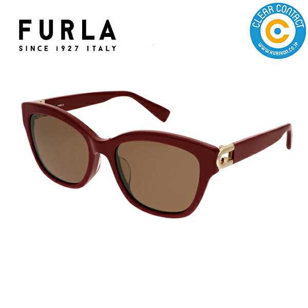 FURLA サングラス【シャイニーワインレッド】SFU852J 090D フルラ サングラス プレゼント 母の日 敬老の日 ファッショングラス【送料無料】