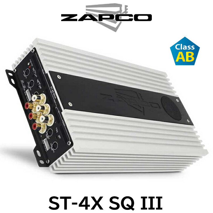 楽天市場】ZAPCO ザプコ ST-2XP SQ III 150W×2chパワーアンプ AB級 高 楽天市場】ZAPCO ザプコ ST-2XP SQ III 150W×2chパワーアンプ AB級 高
