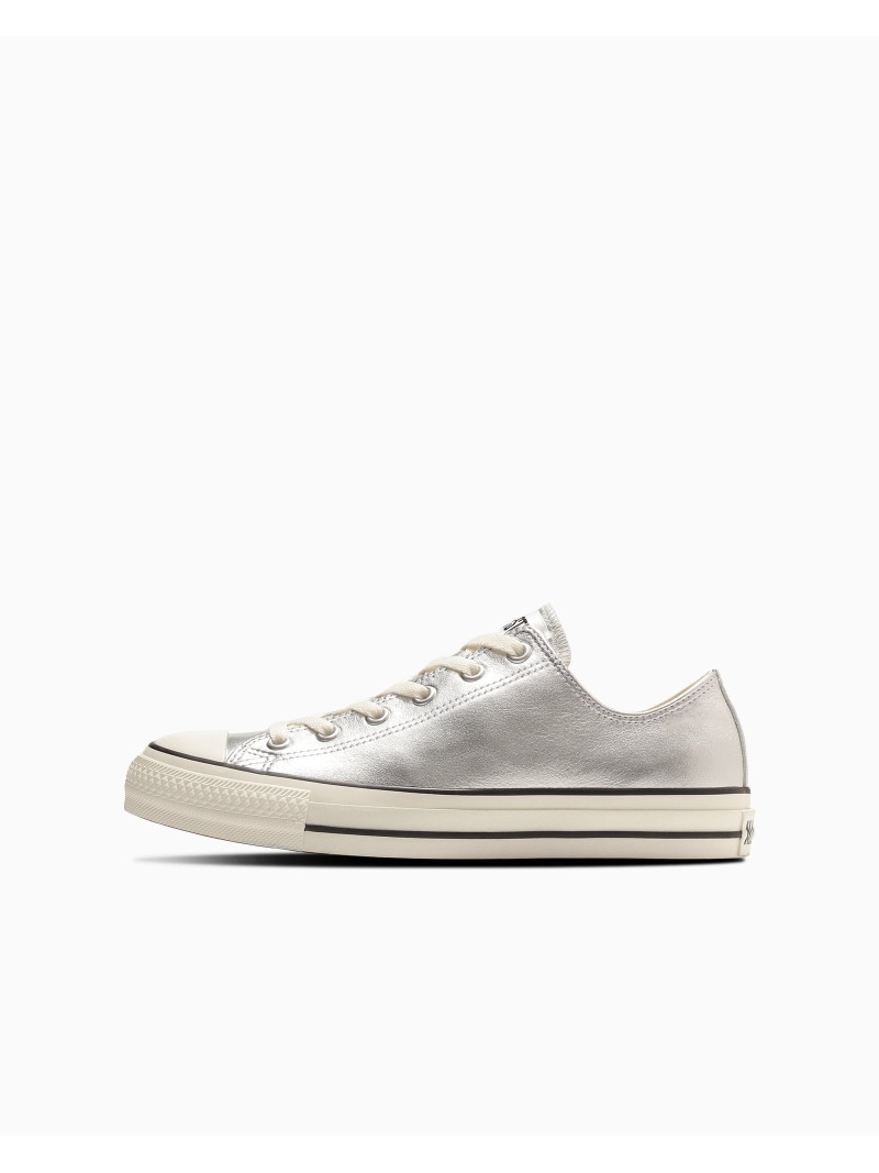 ALL STAR シルバー ローカットスニーカー 楽天市場】 [ CONVERSE ] LEATHER ALL STAR (R) HI / Lo