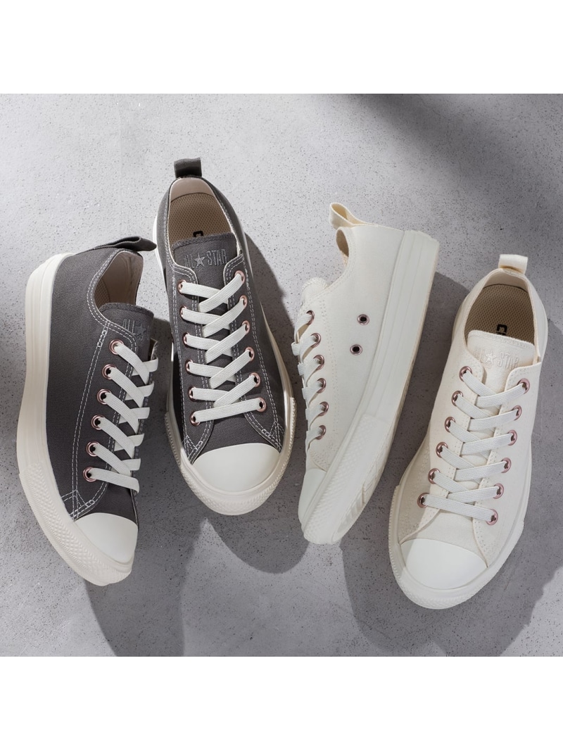 【SALE／20%OFF】【公式】オールスター ライト フリーレース PG OX ローカット CONVERSE コンバース シューズ・靴 スニーカー グレー ホワイト【RBA_E】【送料無料】[ Fashion]