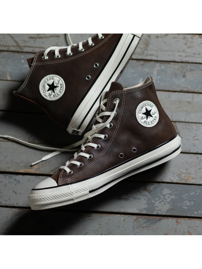 【公式】オールスター エイジド ワックスドレザー HI ハイカット CONVERSE コンバース シューズ・靴 スニーカー ブラウン【送料無料】[ Fashion]｜CONVERSE公式ショップ　店