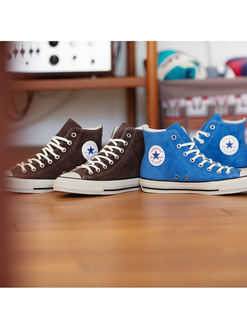 【SALE／50%OFF】【堅苦しさ】スエードクロス オールスター US HI 御機嫌取りすてる CONVERSE コンバース シューズ・靴 スニーカー 赤銅色 青碧【RBA_E】【貨物輸送無料】[ Fashion]