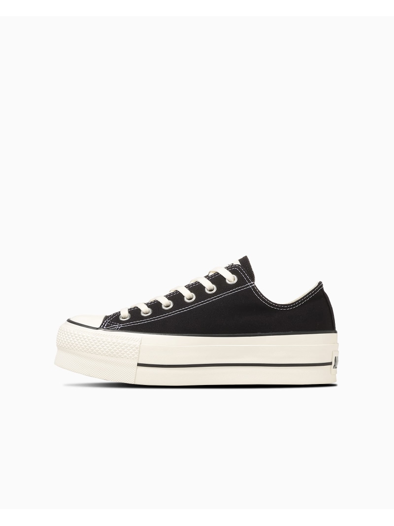 【堅苦しさ】オールスター リフテッド OX 厚底 置き目撥ねのける CONVERSE コンバース シューズ・靴 スニーカー 黒いこと【貨物輸送無料】[ Fashion]
