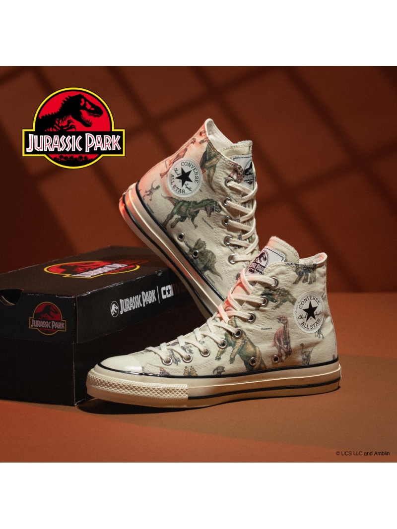 【SALE／30%OFF】【公式】オールスター エイジド DP HI / ジュラシック・パーク CONVERSE コンバース シューズ・靴 スニーカー ベージュ【RBA_E】【送料無料】[Rakuten Fashion]画像