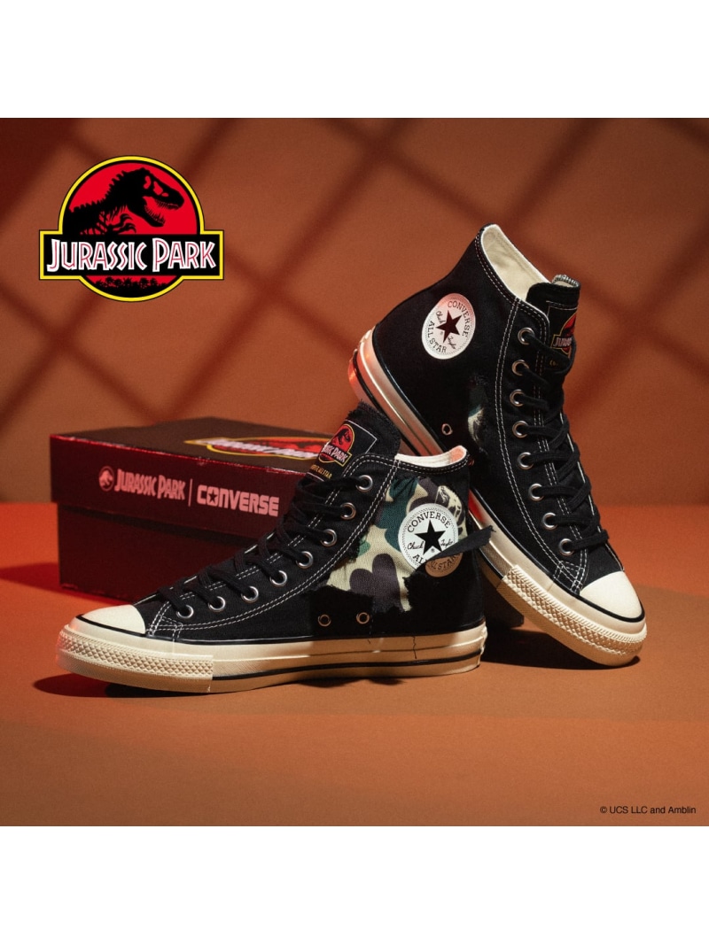 【SALE／30%OFF】【公式】オールスター エイジド RL HI / ジュラシック・パーク CONVERSE コンバース シューズ・靴 スニーカー ブラック【RBA_E】【送料無料】[Rakuten Fashion]画像