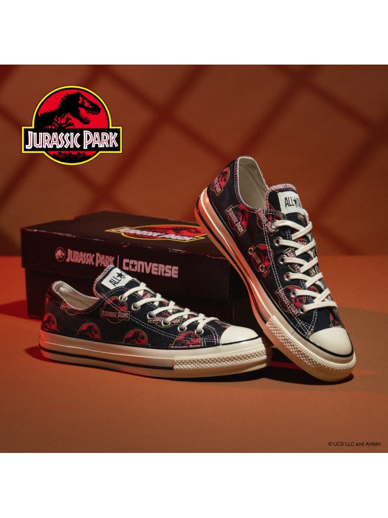 【SALE／40%OFF】【公式】オールスター エイジド LG OX / ジュラシック・パーク CONVERSE コンバース シューズ・靴 スニーカー ブラック【RBA_E】【送料無料】[Rakuten Fashion]画像