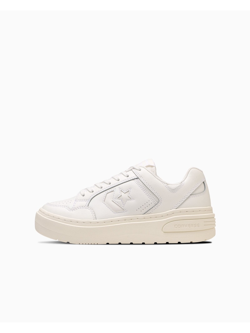 【公式】ウエポン PLTS OX 厚底 ローカット CONVERSE コンバース シューズ・靴 スニーカー ホワイト【送料無料】[ Fashion]