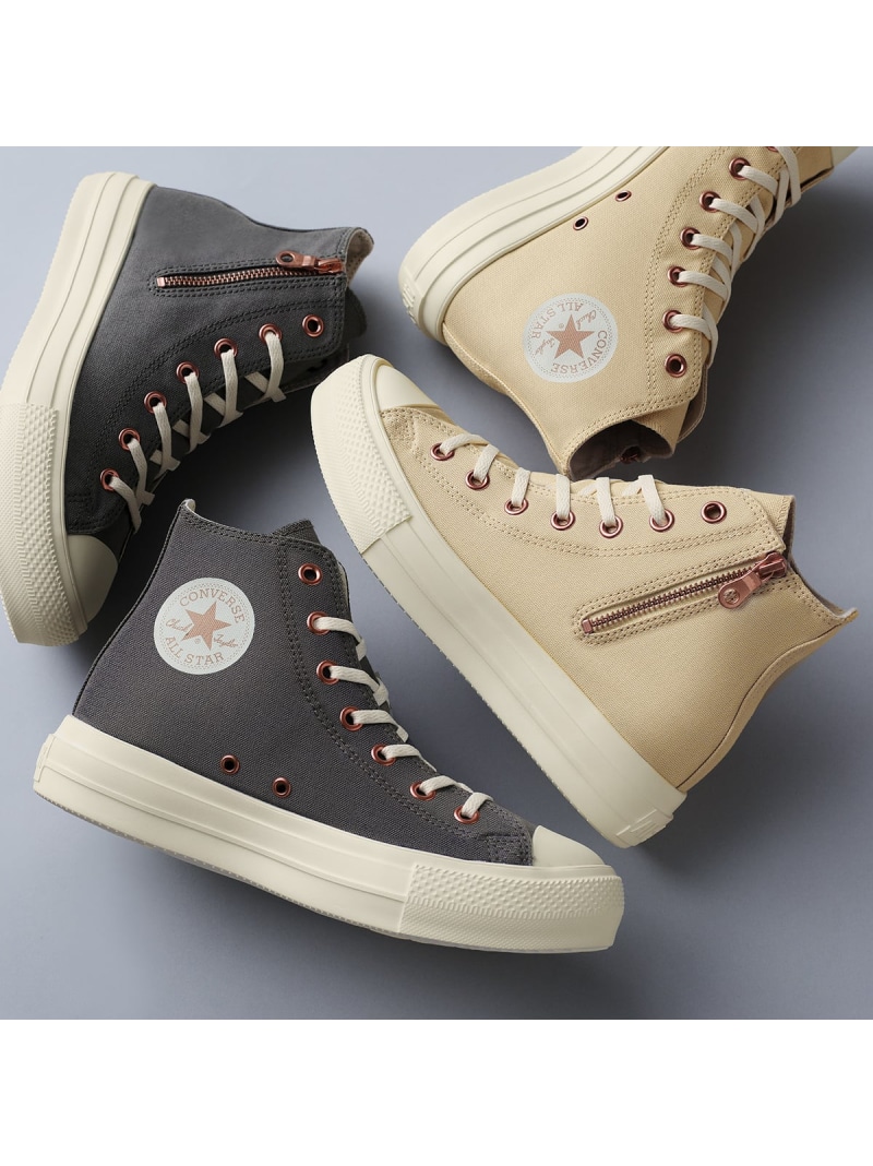 【SALE／40%OFF】【公式】オールスター ライト PLTS PG Z HI 厚底 ハイカット CONVERSE コンバース シューズ・靴 スニーカー ホワイト グレー【RBA_E】【送料無料】[ Fashion]