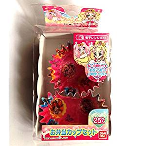 送料無料　GO!プリンセスプリキュア　お弁当カップ（25枚入）キャラ弁 キャラクター画像