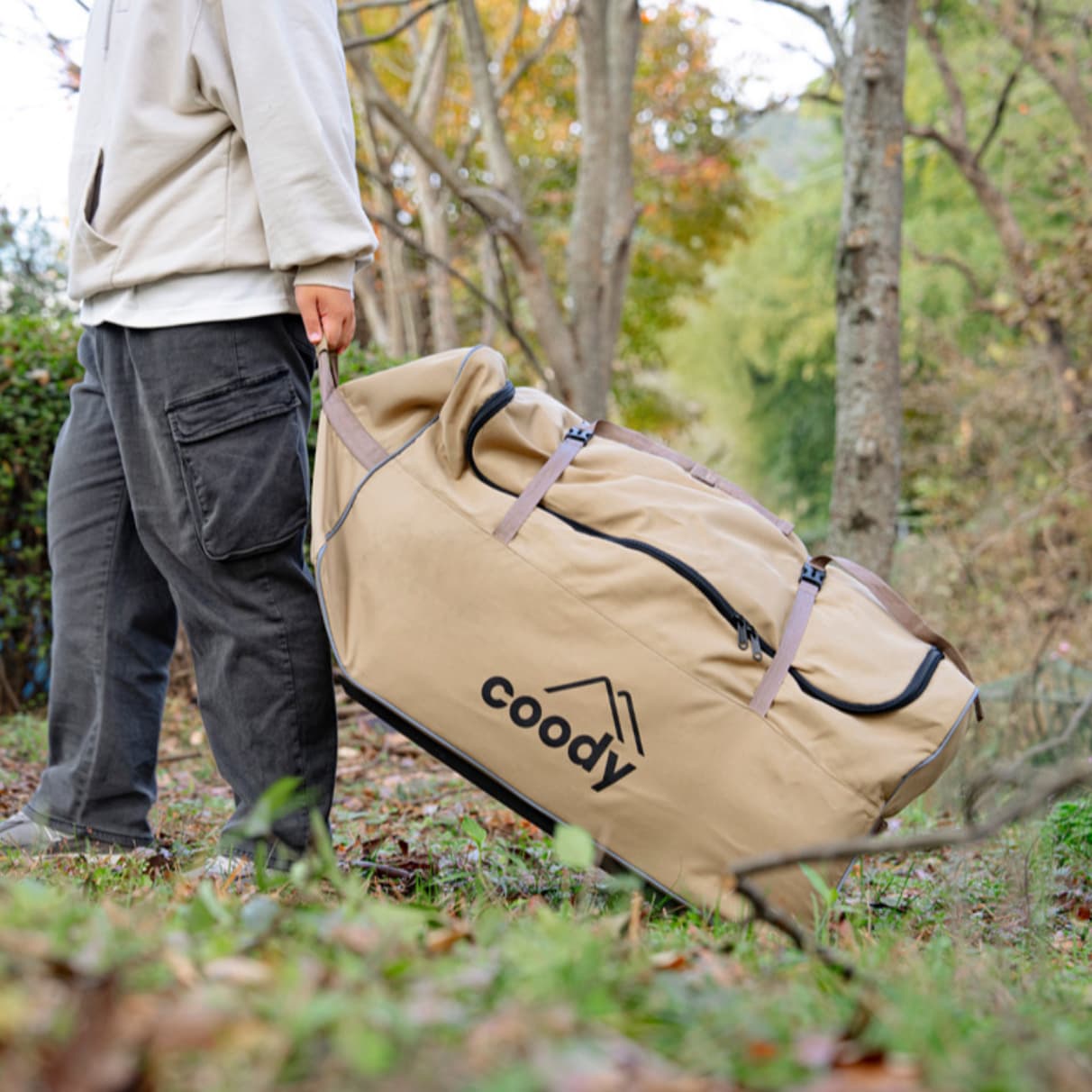 coody 収納バッグ ベージュ 楽天市場】coody エアテント用 カーペット 収納バッグ【日本公式