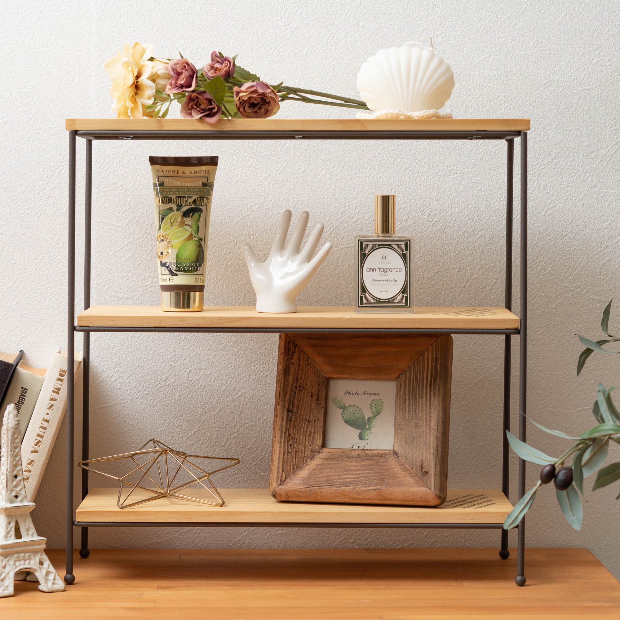 楽天市場】Shelf シェルフ ラック 棚 天然木 オープンラック 飾り棚