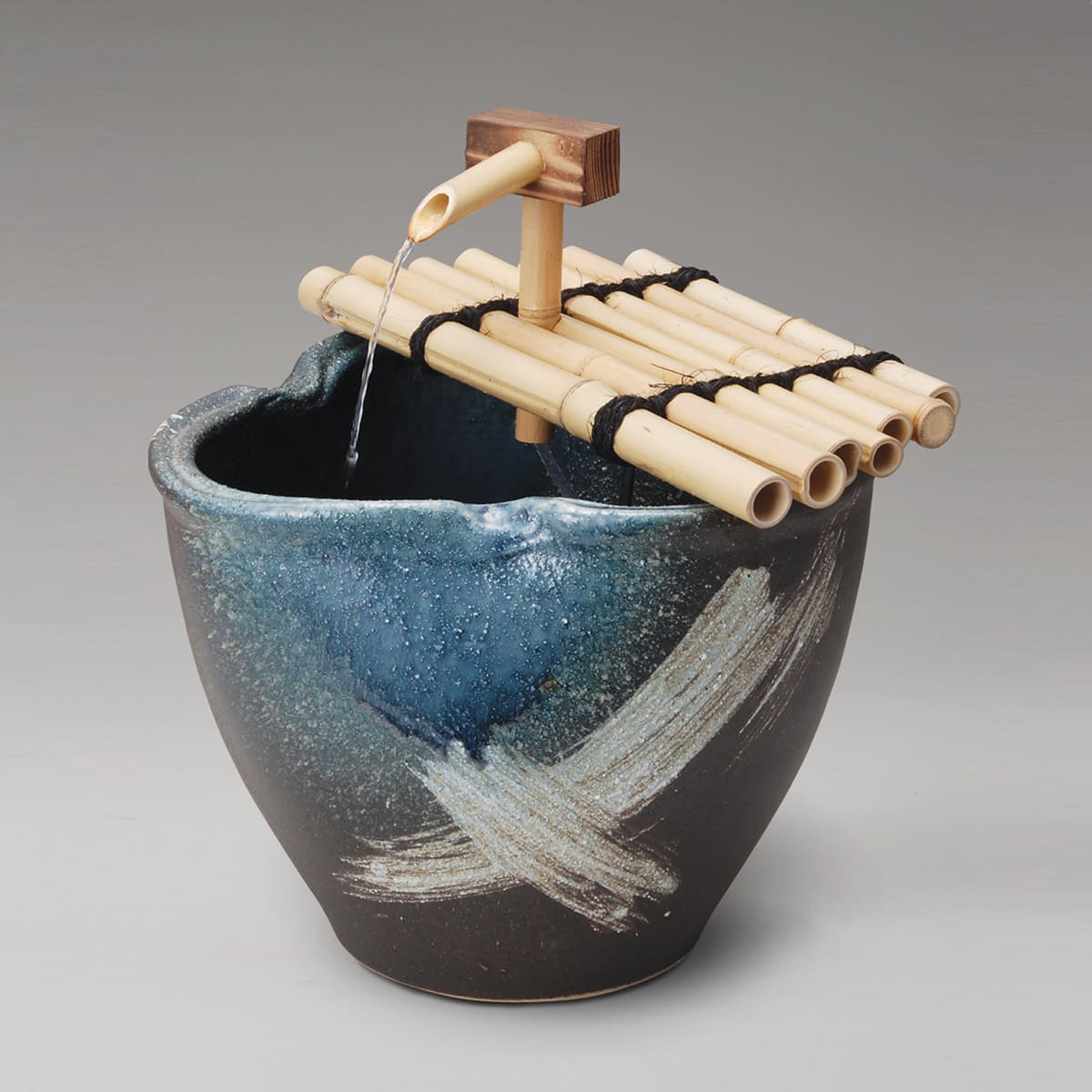 楽天市場】水鉢 室内用 つくばい 和風 陶器 ウォーターガーデン