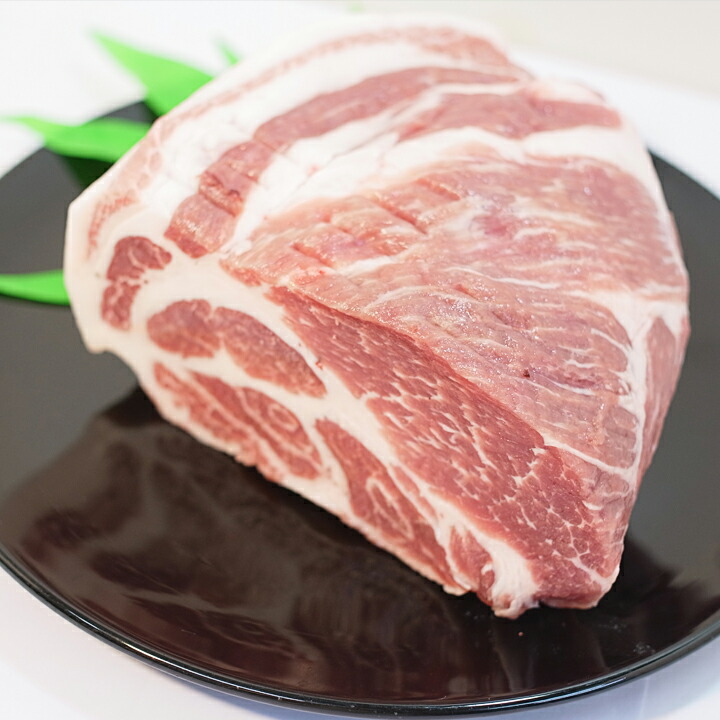 【楽天市場】北海道産 ホエイ豚 （ ホエー豚 ） 肩ロース ブロック 1kg【4129】【訳あり】【業務用】【焼肉セット】：4129屋