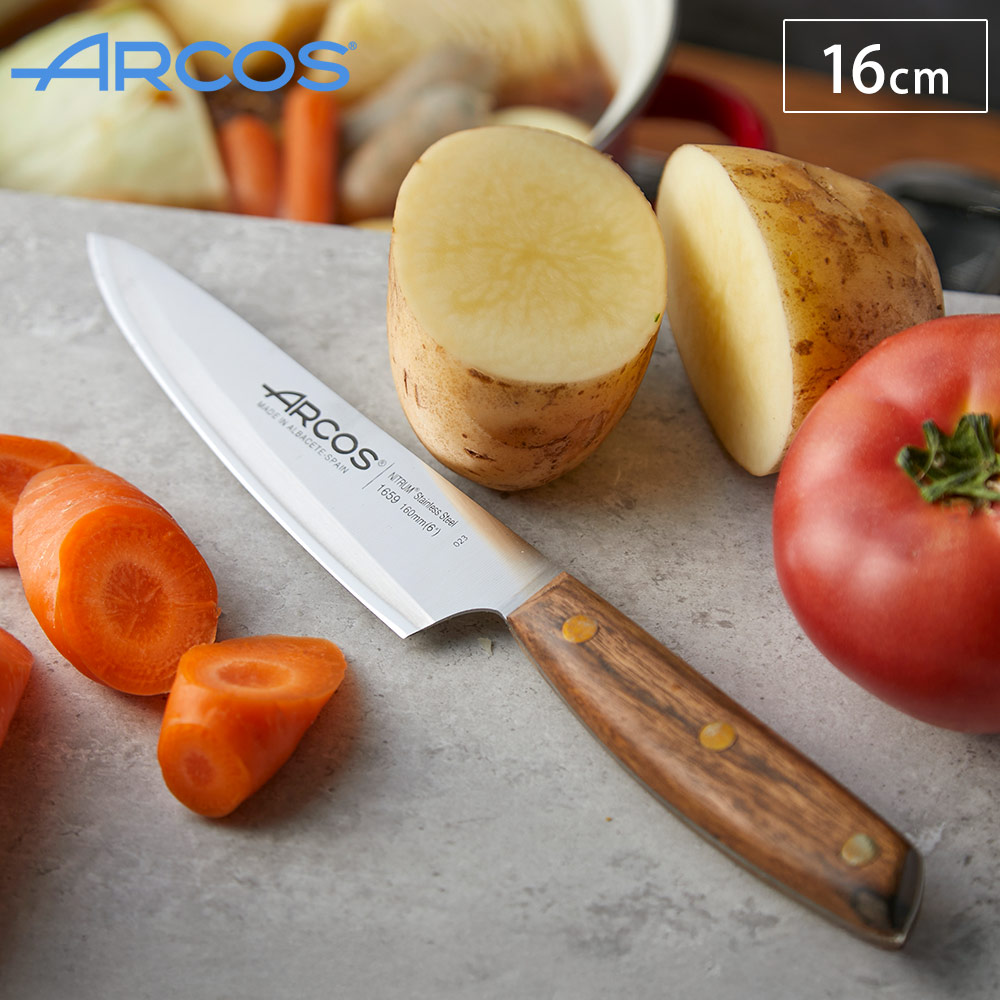 ARCOS 三徳包丁 木製ハンドル ARCOS 三徳包丁 木製ハンドル アルコス ノルディカ 三徳ナイフ 19cm