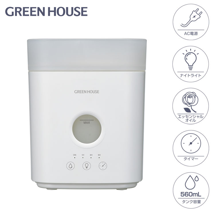 史上最も激安 新品 未使用 GREEN HOUSE GH-TWSH-WH WHITE