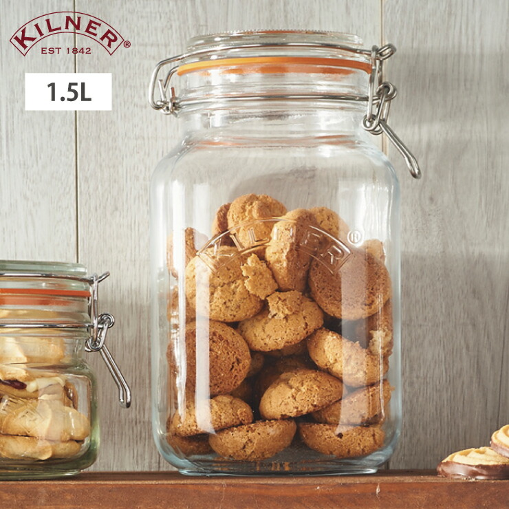 KILNER キルナー スクエアクリップトップスパイスジャー 70ml 12個