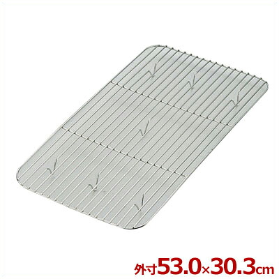 弁慶 18-8ステンレス製 長バット用網 56型／バット用底網 揚げ物 水切り 油切り 026057017