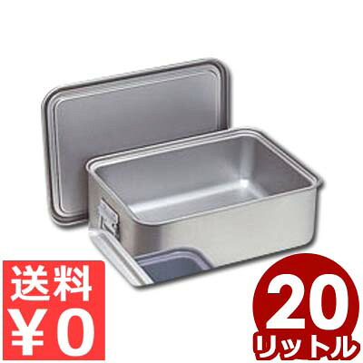 角型 二重田の実缶 20L 軽銀製 264-A 両側持ちお手掛け／授業時間 滋養物供給 配膳 持ちはこぶ 箱 容れもの 入れもの 手持ち部分 保温 生あたたかい 二重社会システム 《製造会社取寄／返品不可》 029295001