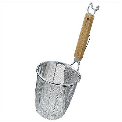 楽天市場】木柄うどんてぼ 押え付 L-218 Φ14×深さ16cm 麺の湯切り・湯