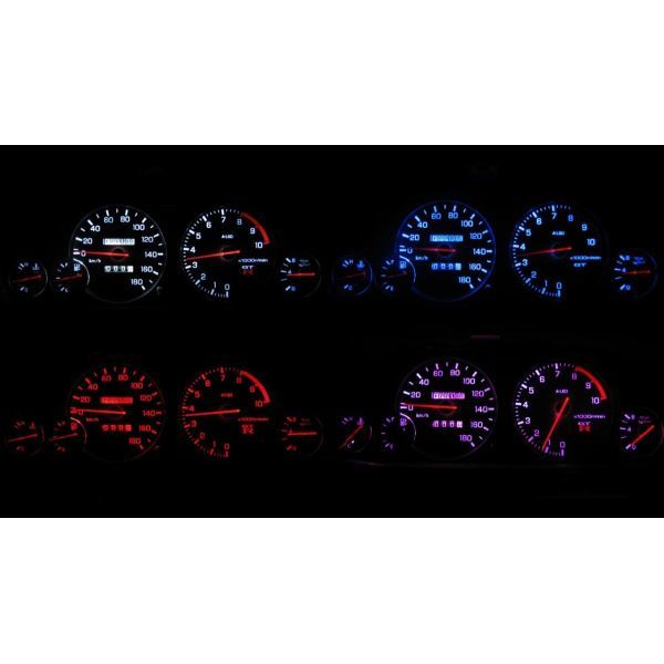 楽天市場】ER33/HR33/ENR33/ECR33 スカイライン LEDメーター照明セット