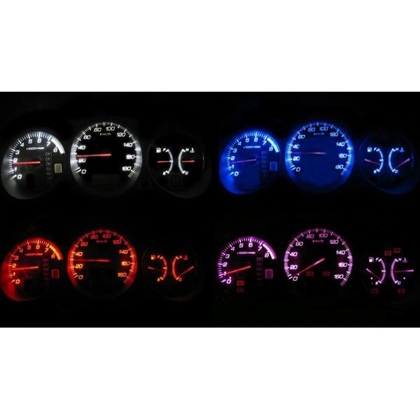 メーター照明LEDセット！アコード トルネオCF4/CL1 ブルー