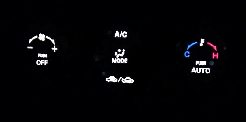 RX-8 後期 LED打ち換え済みエアコンパネル☆|クールファクトリー
