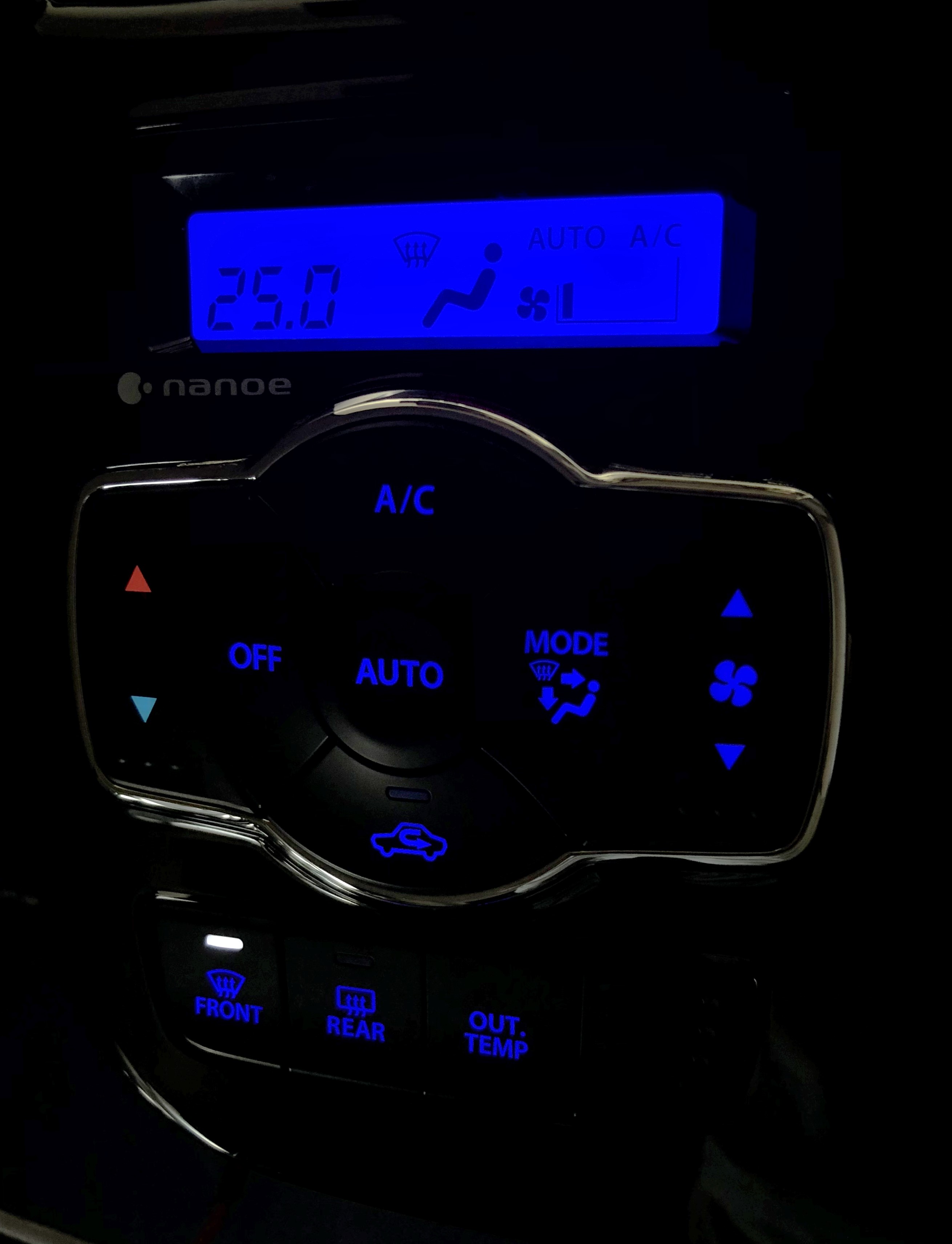 MA46S ソリオバンディット　エアコンパネル LED交換済み 完成品 MA46S ソリオバンディット エアコンパネル LED交換済み 完成品