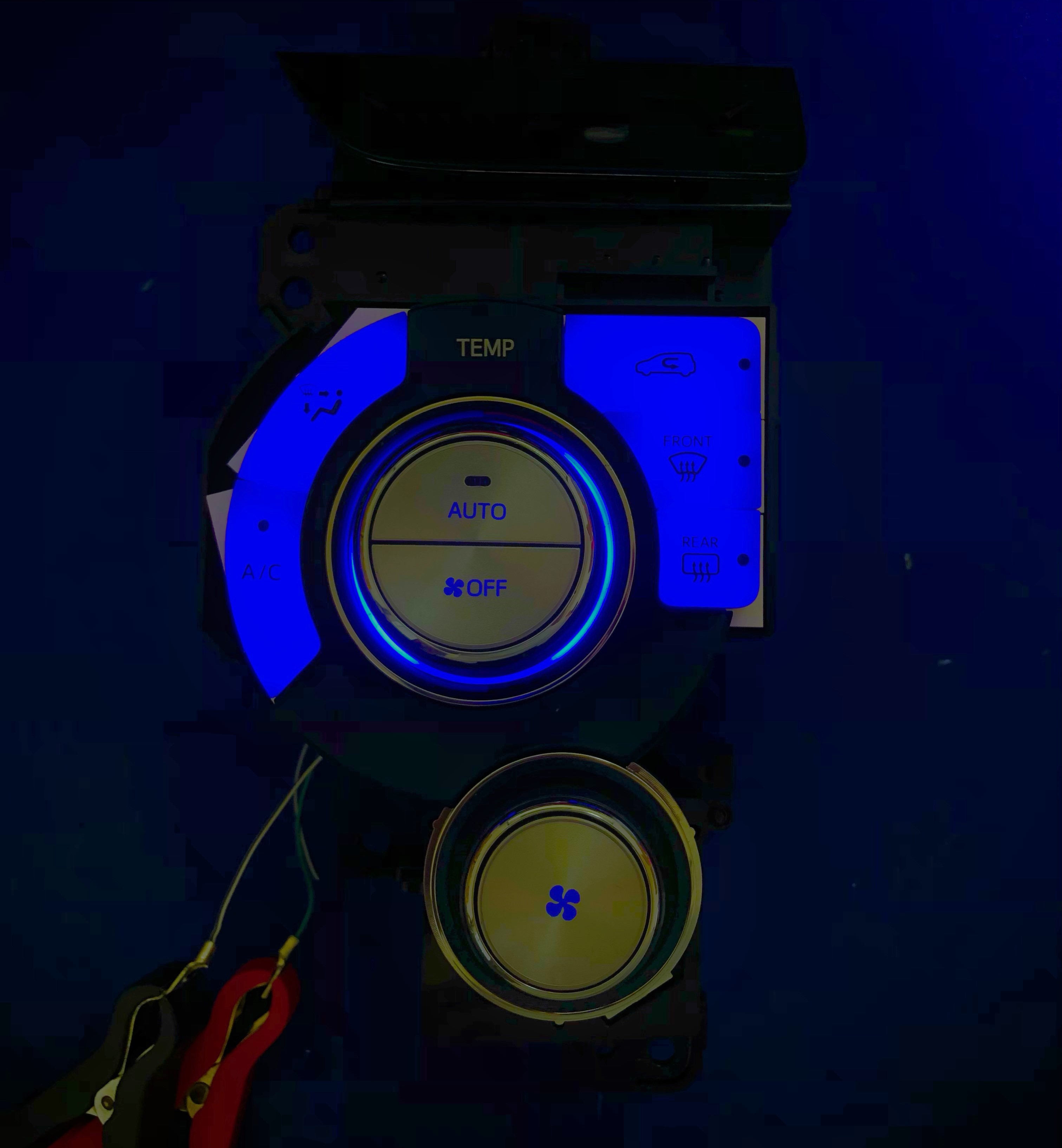 NHP10 アクア 前期 エアコンパネル レインボーLED打ち替え済 楽天市場】アクア 後期 NHP10 LED打ち換え済み エアコンパネル