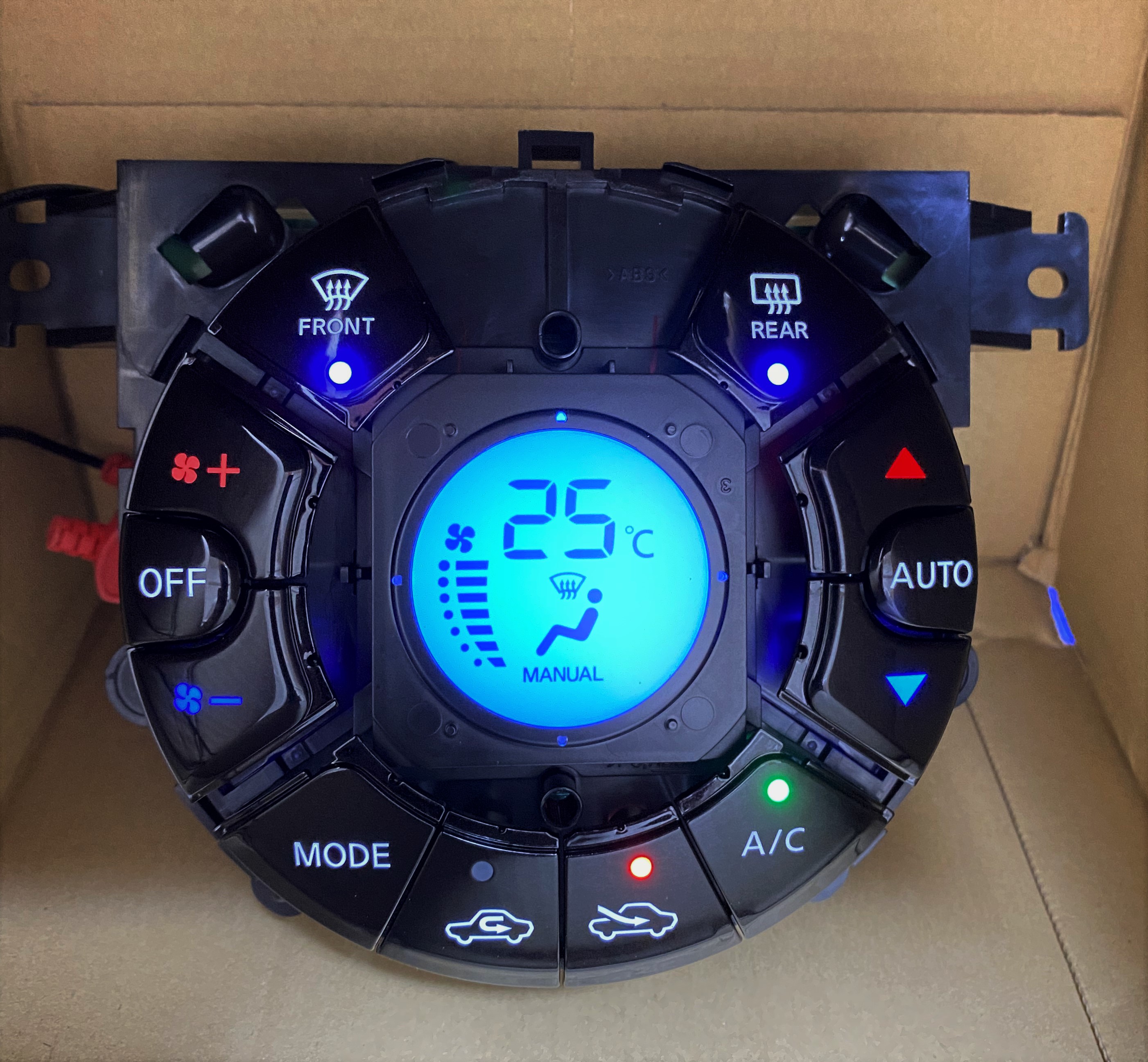 K13☆マーチ☆LED打ち替え済み☆エアコンパネル 楽天市場】マーチ K13 LED打ち換え済み エアコンパネル