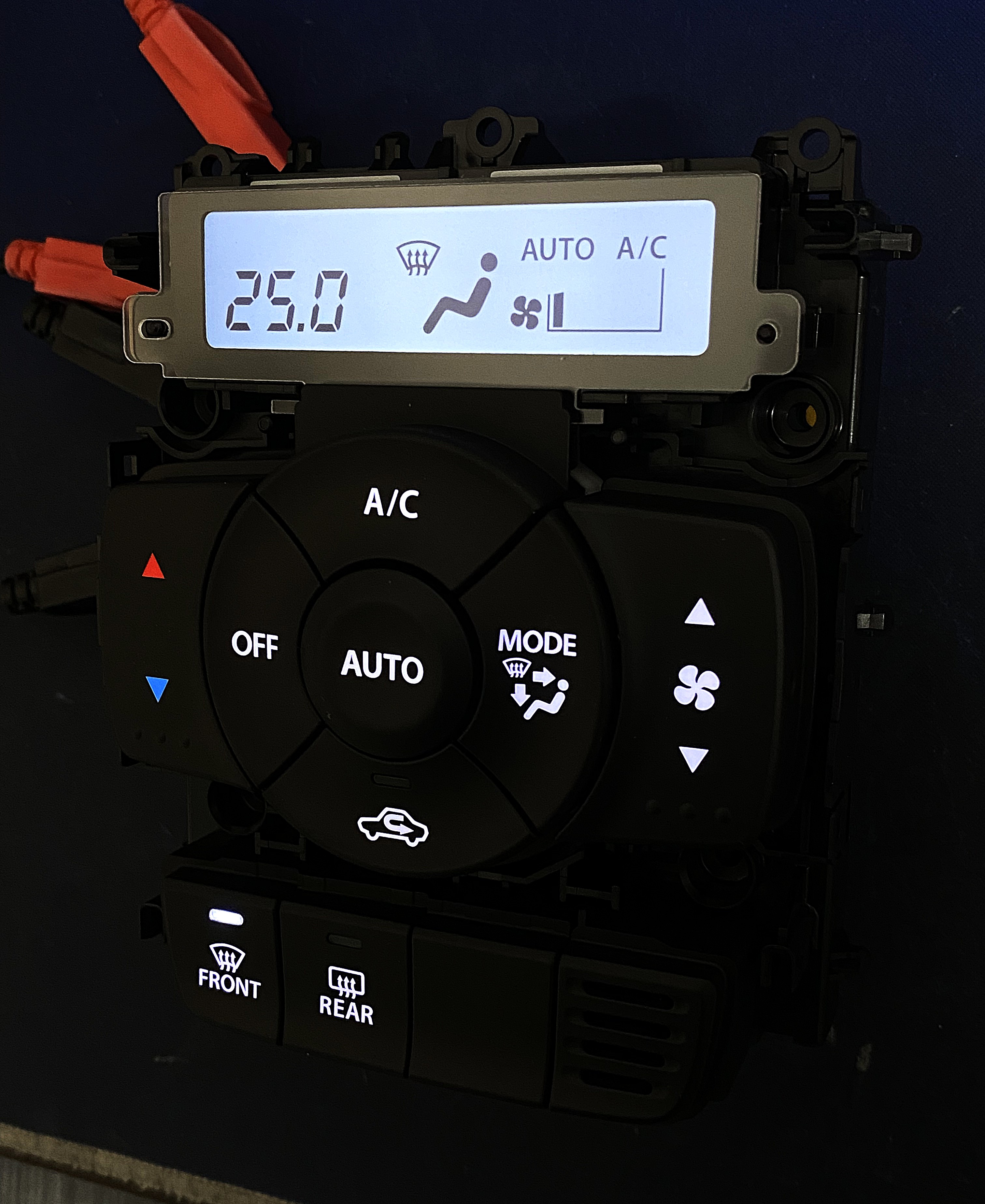 アルト HA97S LED打ち換え済み エアコンパネル ☆|クールファクトリー