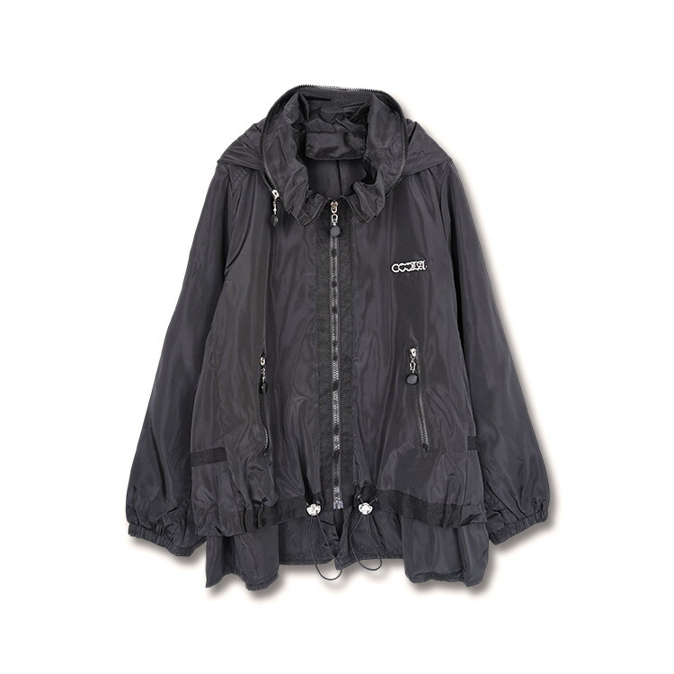 【直営限定ITEM】《 COOLA レイヤード マウンテン ジャケット 》 クーラ アウター OUTER 羽織り ライトアウター マウンテンパーカー マウンテンジャケット ワンポイント ロゴ ワッペン フリル ドロスト おしゃれ レディース カジュアル ストリート レディースファッション 21,978円