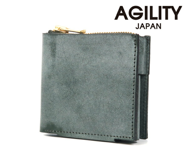 【選べるノベルティ付】 AGILITY アジリティ ロロマ ロフトウォレット （色つや：緑であること） 1645 | 差し上げ物 差し上げ物