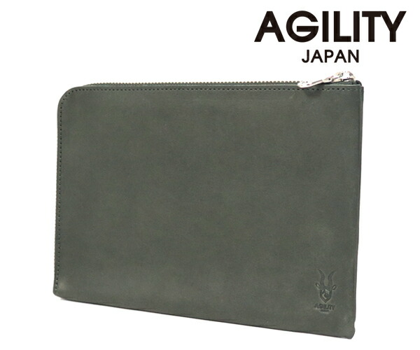 ＼全品エントリーで+P10倍！／【選べるノベルティ付】AGILITY アジリティ TATSUNOオイルワックス クラス ミニクラッチバッグ （カラー：グリーン） 1647 | プレゼント ギフト