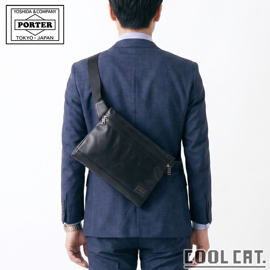 ポーター ガード サコッシュ 033-05068 (カラー:ブラック) | サコッシュ033-05068 吉田カバン PORTER GUARD poter ショルダーバッグバック ショルダー ブランド サコッシュバッグ サコシュ バッグ バック 斜め掛けバッグ 鞄 メンズ 日本製 プレゼント|COOL CAT