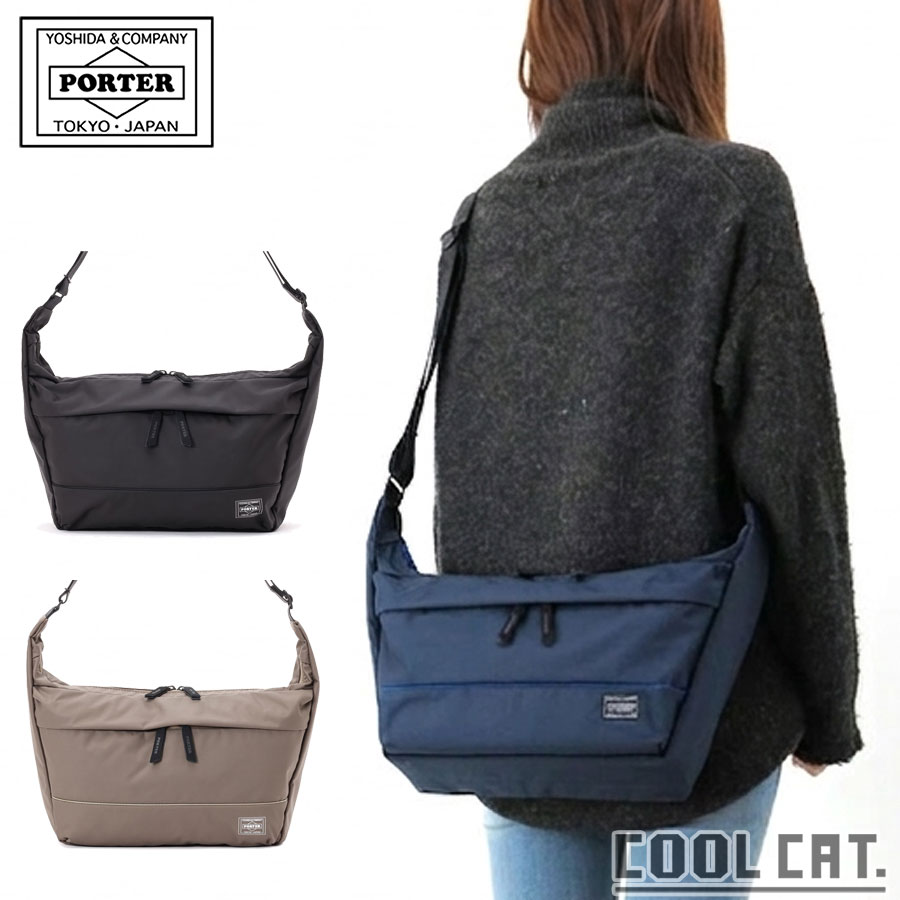 ポーター ムース ショルダーバッグ(L) 751-29874 （カラー：ネイビー） | ムース ショルダーバッグ L 751-29874 PORTER MOUSSE 吉田カバン poter ブランド ショルダー バッグ バック ショルダーバック 鞄 レディース 日本製 プレゼント｜COOL CAT