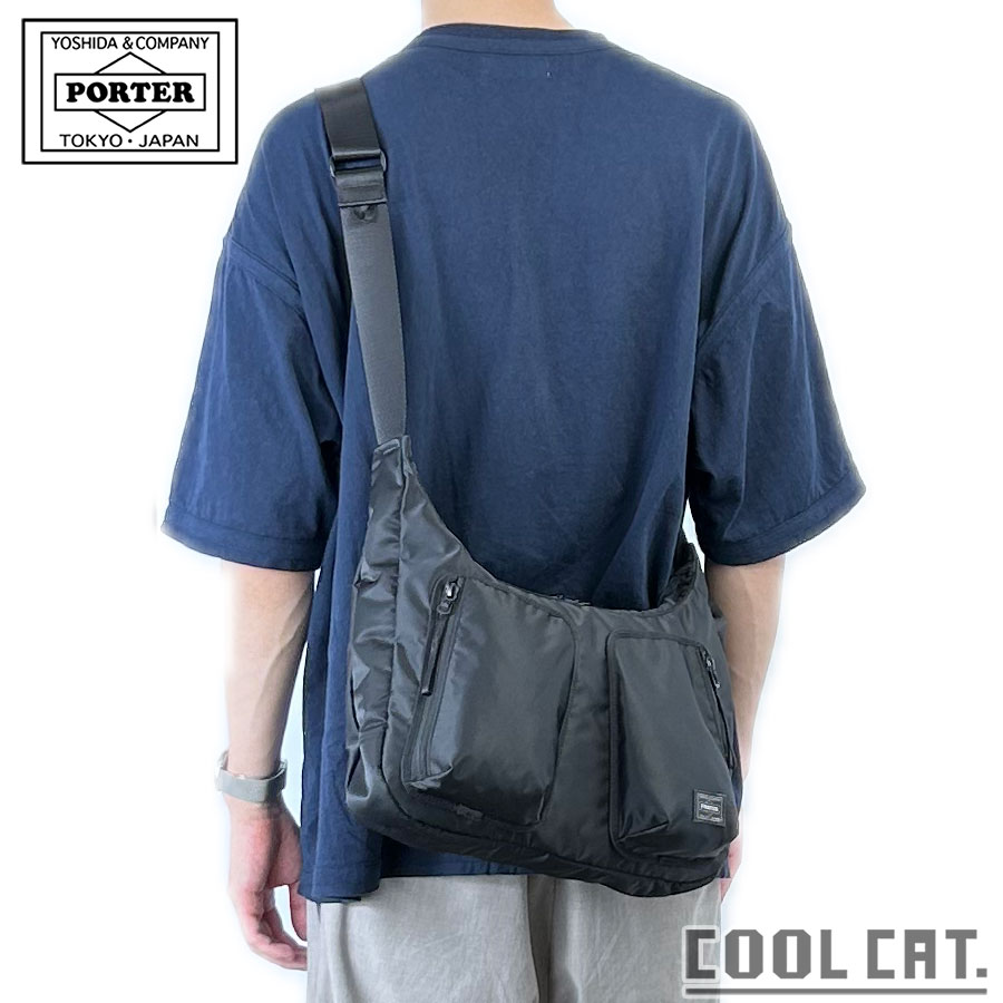ポーター コンパート ショルダーバッグ 538-16163 (カラー:ブラック) | ショルダーバッグ 538-16163 吉田カバン PORTER 鞄 メンズ 日本製 プレゼント|COOL CAT