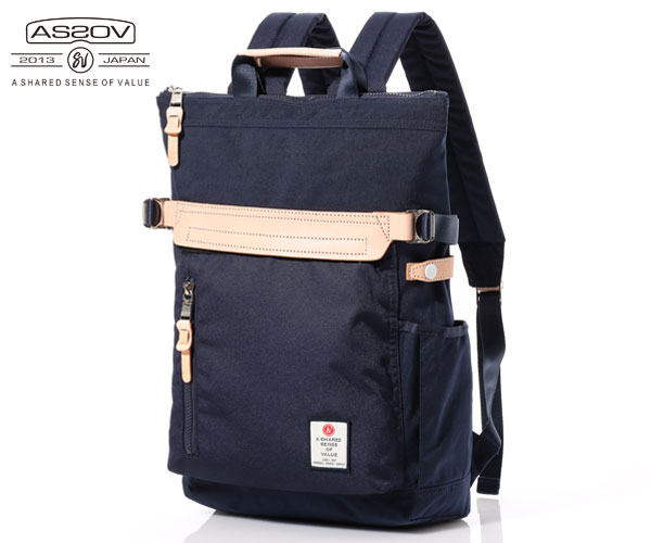 【選べるノベルティ付】 アッソブ ハイデンシティ トートバックパック （カラー： ネイビー） AS2OV ASSOV 152313 | プレゼント ギフト