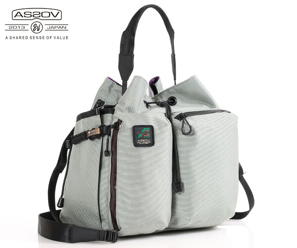 【選べるノベルティ付】 アッソブ 330×1000D CORDURA STANDARD SERIES ドローストリングショルダー (カラー:グレー) AS2OV ASSOV 152324 | プレゼント ギフト