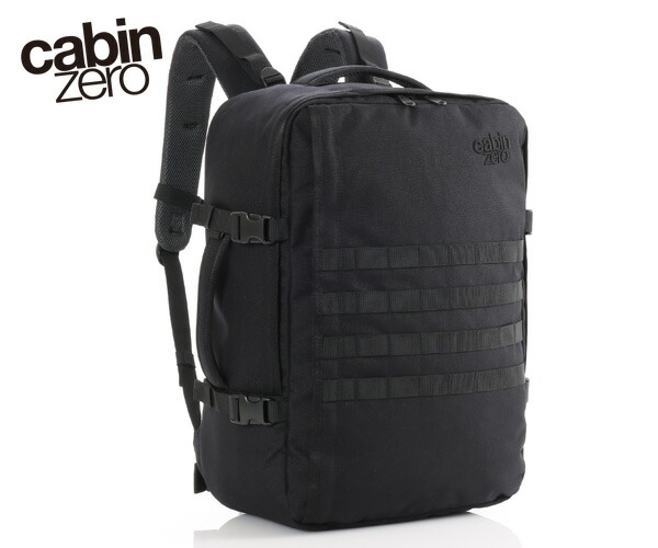【選べるノベルティ付】 CABINZERO キャビンゼロ バックパック MILITARY STYLE 44L （カラー：ブラック） | リュックサック デイパック バックパック リュック バッグ ブランド トラベル 男性 旅行 | プレゼント ギフト 15,246円