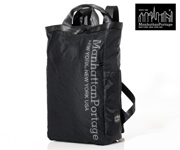 【選べるノベルティ付】 Manhattan Portage BLACK LABEL マンハッタンポーテージ ブラックレーベル トートバッグ （カラー：ブラック） MP2269RSNBL マンハッタン ブラックレーベル 通学 通勤 | プレゼント ギフト｜COOL CAT