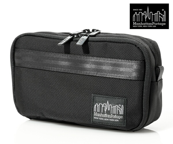 【選べるノベルティ付】Manhattan Portage BLACK LABEL マンハッタンポーテージ ブラックレーベル ポーチ S (カラー:ブラック) MP1087BL マンハッタン ブラックレーベル メンズ レディース 通学 通勤 | プレゼント ギフト|COOL CAT
