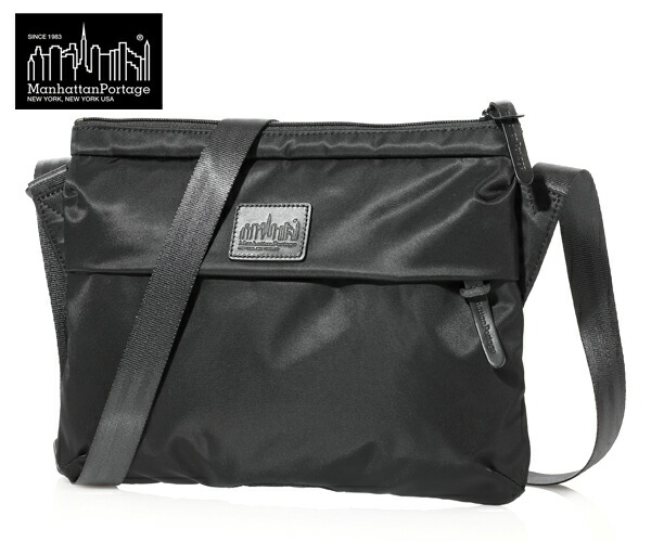 【選べるノベルティ付】 Manhattan Portage BLACK LABEL マンハッタンポーテージ 黒いこと付け紙 ショルダーバッグ （色つや：黒いこと） MP1095TWLBL マンハッタン 黒いこと付け紙 通学 通い | 差し上げ物 差し上げ物
