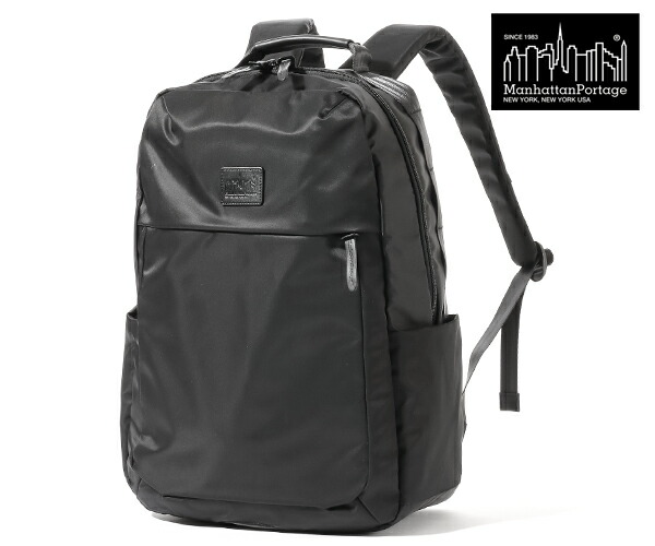 【限定A5ノートブックプレゼント】 【選べるノベルティ付】 Manhattan Portage BLACK LABEL マンハッタンポーテージ ブラックレーベル バックパック （カラー：ブラック） MP1274TWLBL マンハッタン ブラックレーベル 通学 通勤 | プレゼント ギフト