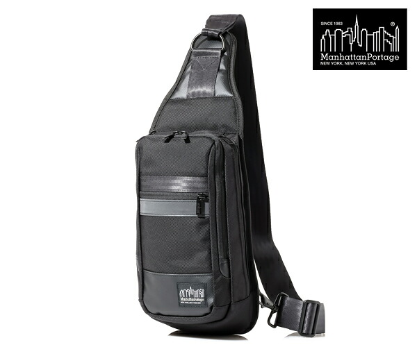 ＼全品エントリーで+P10倍！／【選べるノベルティ付】 Manhattan Portage BLACK LABEL マンハッタンポーテージ ブラックレーベル ボディバッグ （カラー：ブラック） MP1921BL-BB | マンハッタン ブラックレーベル 通学 通勤 プレゼント ギフト