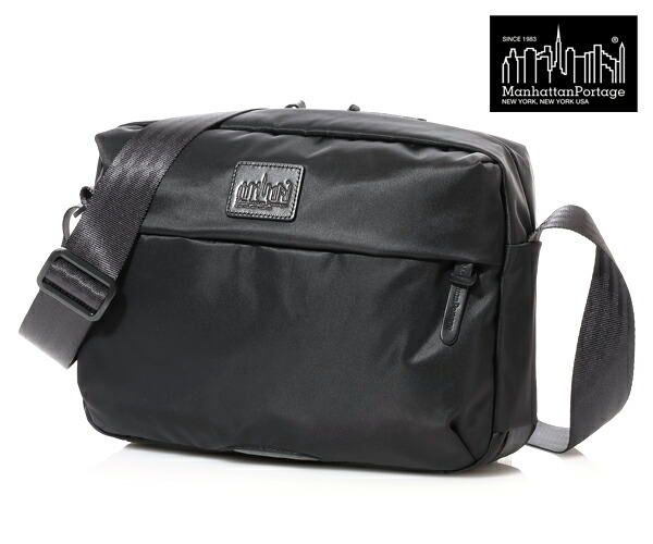 ＼全品エントリーで+P10倍！／【選べるノベルティ付】 Manhattan Portage BLACK LABEL マンハッタンポーテージ ブラックレーベル ショルダーバッグ （カラー：ブラック） MP4029TWLBL | マンハッタン ブラックレーベル 通学 通勤 プレゼント ギフト