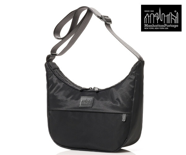 【選べるノベルティ付】 Manhattan Portage BLACK LABEL マンハッタンポーテージ ブラックレーベル ショルダーバッグ (カラー:ブラック) MP6062TWLBL | マンハッタン ブラックレーベル 通学 通勤 | プレゼント ギフト|COOL CAT